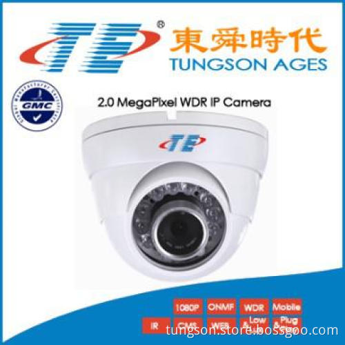H.264 2.0 Megapixel WDR CCTV Camera With IR Cut And Led For 20M